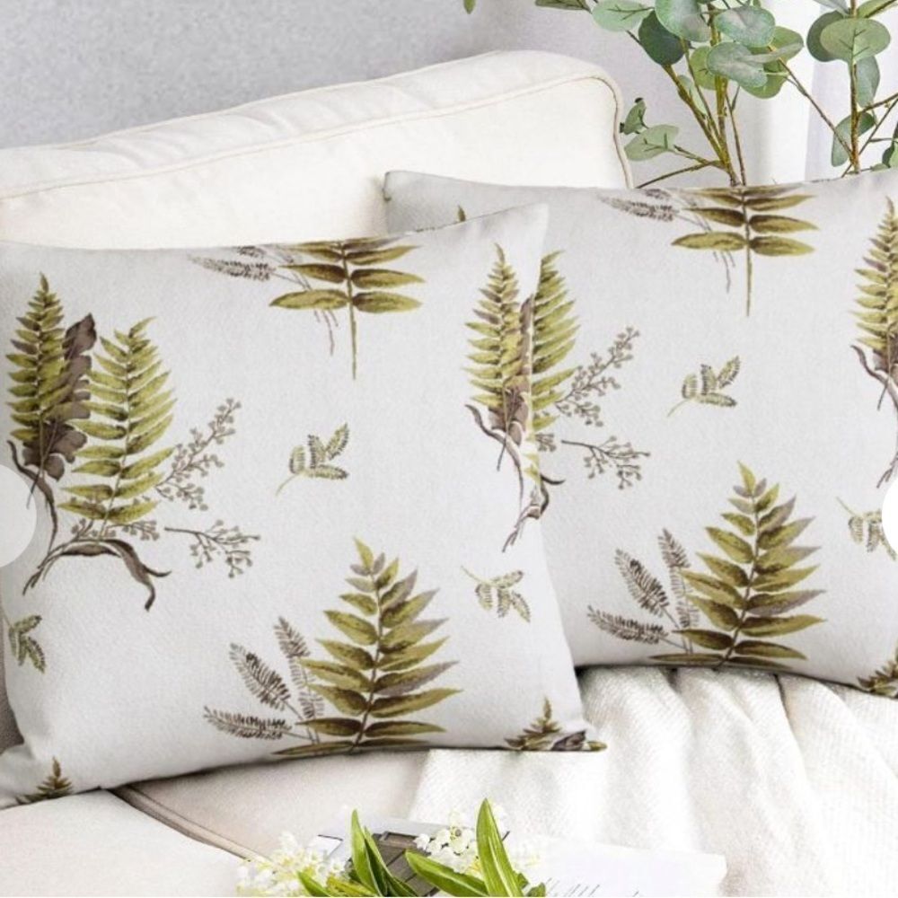 Btyrle Leaf Branch Throw Pillow Covers 18x18 Inch Set Of 2